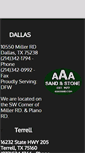 Mobile Screenshot of aaasand.com